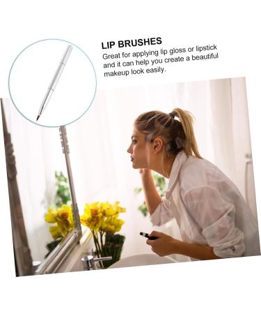 minkissy Silicone Makeup Portable Lip Applicator Makeup Brush Tool Foundation Brush Eyeshadow Brush Lipstick Applicator Retractable Lip Brush Concealer Bulk Lip Mask Brush Travel - Buy Online on GoSupps.com