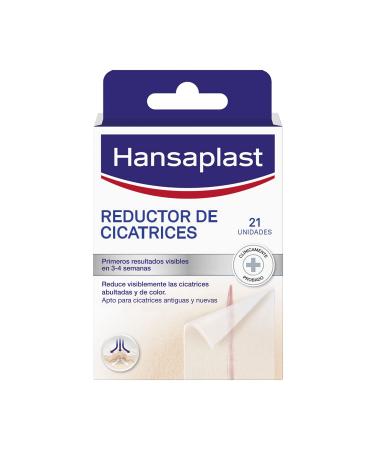 Hansaplast Scar Reduction Plasters  Hansaplast Clear and Discrete Scar Patches Suitable for Recent or Pre-Existing Scars  1 Pack of 21