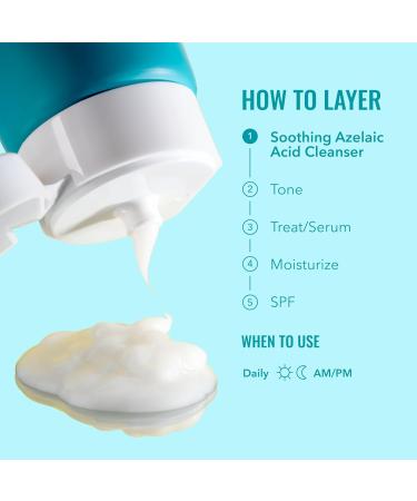 Good Molecules Soothing Azelaic Acid Cleanser Gentle Creamy Non-Foaming Face Wash for Oily & Sensitive Skin Vegan & Fragrance-Free 120 ml - Buy Online on GoSupps.com