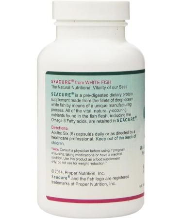 Seacure 180 Capsules - Premium Fish Protein Supplement for Optimal Health - Buy Online on GoSupps.com