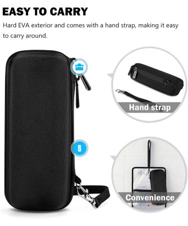 ProCase Hard Case for Philips Norelco OneBlade - Travel Organizer Carrying Bag Father's Day Gift - Black - Buy Online on GoSupps.com