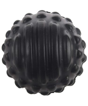 Melairo PU foam shock fascia ball muscle relaxation fitness massage ball waterproof and easy to clean healthcare ball-black
