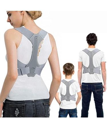 Adjustable Upper Back Brace Straightener Posture Corrector For Student/Adults/Unisex Clavicle Spine Shoulder Support Belt S for Weight 40 - Buy Online on GoSupps.com