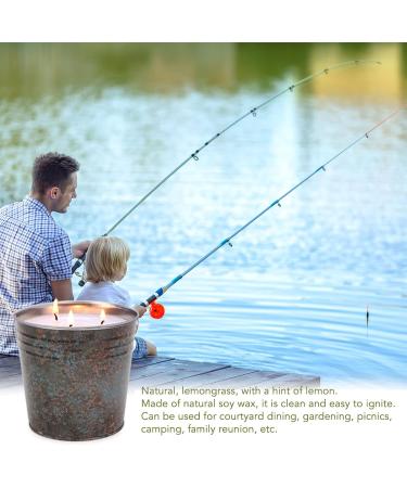 Citronella Candle - 3 Wicks Soy Wax Aromatherapy Candle for Home Garden & Patio | Summer Camping & Lemongrass Scent - Buy Online on GoSupps.com