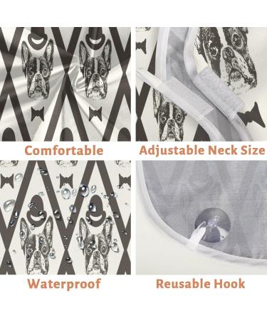Watercolor Dog Beard Bib Apron - Non-Stick Waterproof Hair Catcher for Men | Perfect Grooming Gift - Buy Online on GoSupps.com