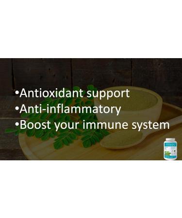 Firain Moringa Oleifera Leaf Canadian Made 600mg capsules - Natural Antixoidant Boost for Optimal Health - Buy Online on GoSupps.com