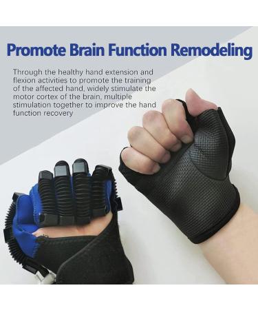 Rehabilitation Robotic Gloves Finger Training Rehabilitation Orthotics with Single Finger Training for Stroke Hemiplegia Hand Function Recovery Relief of Finger Stiffness Blue-Right-M - Buy Online on GoSupps.com