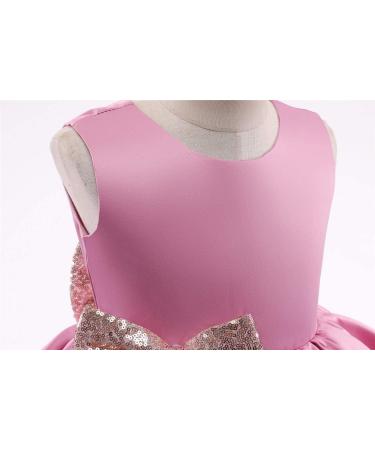 NNJXD Baby Girls Flower Princess Birthday Party Dress 730 Pink-a | Size 4-5 Years - Buy Online on GoSupps.com