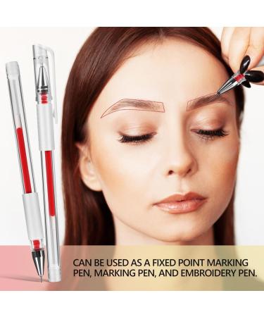Buy minkissy Eyebrow Mapping Pen | Red Microblading Tool | Precision Makeup for Perfect Eyebrows | 3 Pens + 6 Refills - Buy Online on GoSupps.com