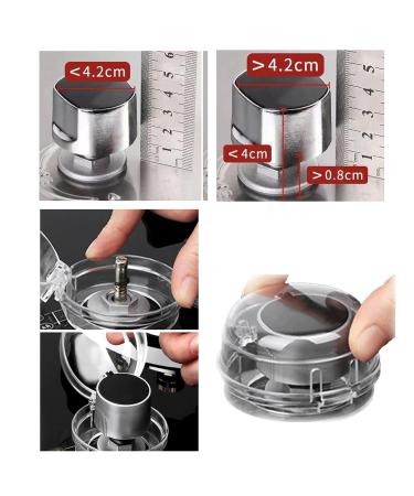 MINZHI12 STK Oven & Stove Child Lock Set | Herd Protection Buttons & Safety Fuse for Gas Stoves - Childproof Your Kitchen - Buy Online on GoSupps.com