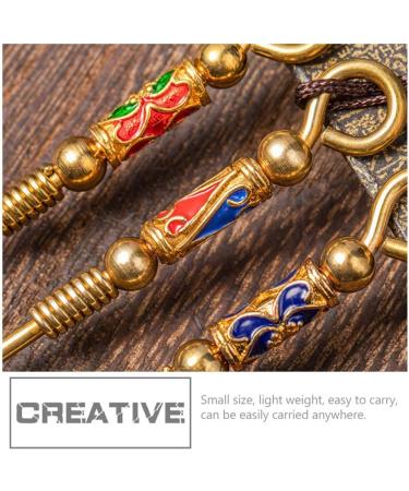 Cabilock Spatula Set Ear Cleaning Tool 6Pcs Tiny Copper Mini Medicine Scoops Scooper Zinc Alloy Miniature Copper Keychain Pendant for Mica Glitter Household Cleaning Tools Ear Cleaning Kit - Buy Online on GoSupps.com