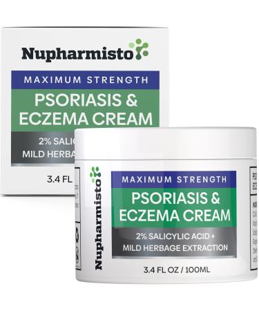 Psoriasis Eczema Cream Control Reoccurrence, Maximum Strength Psoriasis Cream,Relieve Symptom of Resistant,Effective for Seborrheic Dermatitis,Folliculitis Treatment, Psoriasis& Eczema Treatment,100ml