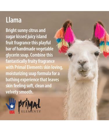 Primal Elements Llama Soap Loaf - 5.5 Pounds of Luxurious Natural Bar Soap for International Shipping - Buy Online on GoSupps.com