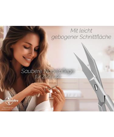 Nail Scissors with Tower Tip | Solingen Made in Germany | Extra Sharp Stainless Steel Manicure Scissors for Fingernails & Toenails - Buy Online on GoSupps.com