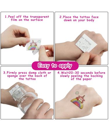 Lomimos Hawaiian Luau Temporary Tattoos - 138pcs for Summer Beach Pool Party (10 Sheets) - Buy Online on GoSupps.com