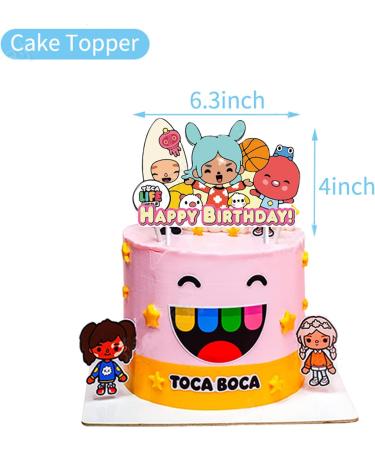 Xoerotk Toca Party Supplies Boca Including Toca Birthday Bannner Cake Copper Ballon Birthday Backdrop Suitable for Toca Birthday Party T-Boca Holiday Party Toc-Bca Life Party Favor etc (T-oca) - Buy Online on GoSupps.com