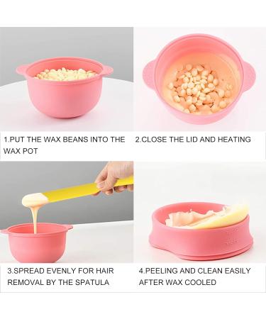 Wax Spatulas - Silicone Applicator for Hair Removal and Wax Bean Scraper (Yellow) - Buy Online on GoSupps.com