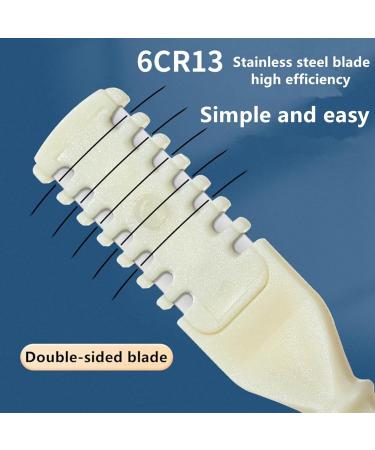 2 in 1 Nose Hair Shaver | Double-Headed Anti-Scratch Trimmer Kit for Men & Women - 360 Rotating Nostril Trimmer - Buy Online on GoSupps.com