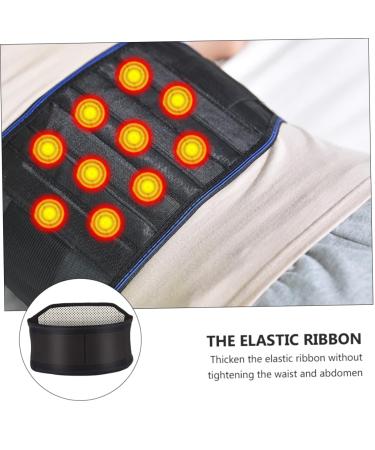 1pc Heated Lumbar Support Waist Belt - Self-Heating Magnetic Back Support for Sports & Work | Adjustable Bellyband 120x8cm - International Shipping Available - Buy Online on GoSupps.com