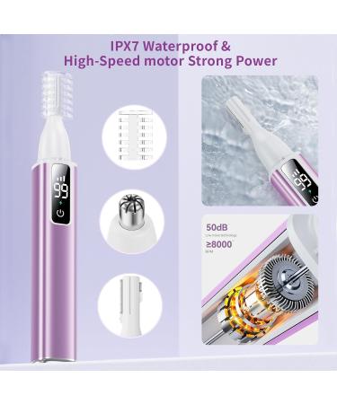 2024 USB Rechargeable Nose Hair Trimmer for Men & Women | Intelligent Display Eyebrow & Facial Hair Grooming Tool - Easy to Clean - Buy Online on GoSupps.com