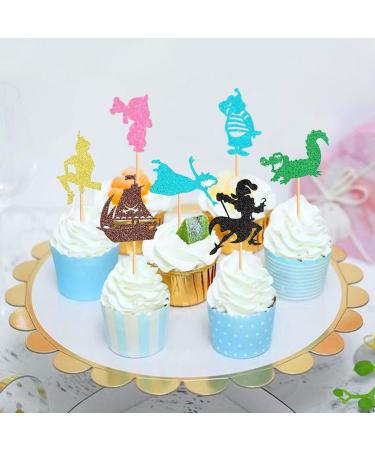 Keaziu 32PCS Fairy Cupcake Toppers Fairy Theme Flower Angel Cupcake Picks Ballet Dancer Spring Wedding Bridal Baby Shower Birthday Party Cake Decorations Supplies green 2 - Buy Online on GoSupps.com