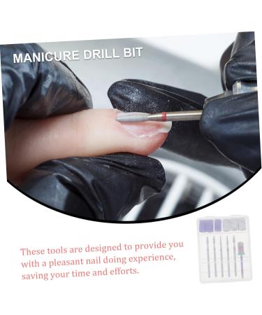 FRCOLOR Manicure File Bits Manicure Drill Bits 1 Set Nail Polisher Corundum Electrical Tools Boxed Carbide Nail Drill Bit Nail File Bits - Buy Online on GoSupps.com