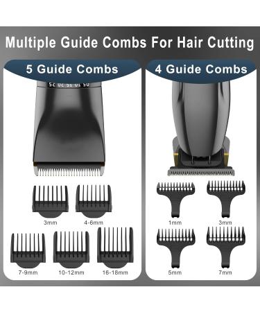 Pro Hair Clipper Kit - Professional Cordless Clippers & T-Blade Trimmer for Men | Hair Cutting & Grooming Shears - Buy Online on GoSupps.com