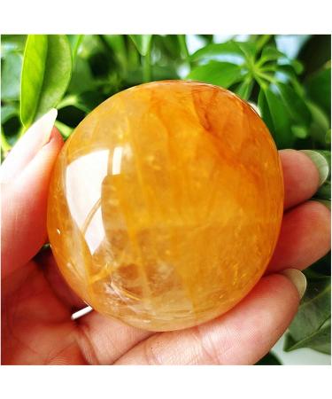 Natural Crystal Rough High Puality Natural Stone Yellow Hematoid Quartz Crystal Palm Home Decoration Meditate and Crystals (Color : 80-90g Size : 1pc) 1pc 80-90g - Buy Online on GoSupps.com