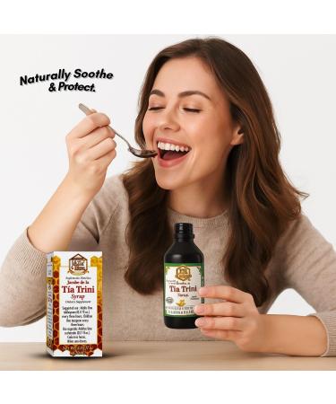 Jarabe de la T a Trini con Miel Pura (Syrup with Pure Honey) - Dietary Supplement - 4.05 fl oz (120 ml) - Mullein Propolis Eucalyptus Anacahuite & Mint(prop leo eucalipto Mirra gordolobo & mas) - Buy Online on GoSupps.com