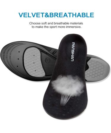Buy Panshan Insole - Unisex Arch Support for Comfort in Hiking & Work Shoes | Shockproof Breathable Size 42-45 EU - Buy Online on GoSupps.com