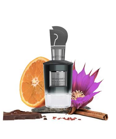MIND GAMES Double Attack - Luxury Perfume with Notes of Pimento Oil Cinnamon Madagascar & Vetiver Bourbon - Elegant Extrait de Parfum for Women & Men - Woody & Edible Perfume - 100 mL/3.4 oz - Buy Online on GoSupps.com