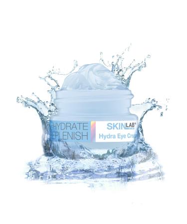 SKIN LAB BY BSL Hydrate& Replenish EYE CREAM- Gel Hydrator-Cream with Hyaluronic Acid & Marine Extracts  attracts moisture to the skin Algae And Seaweed Extracts to revitalize dull looking skin 0.5 Oz