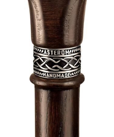 Handmade Stylish Derby Oak Wood Walking Cane for Men and Women - Walnut Cool Walking Stick - Buy Online on GoSupps.com