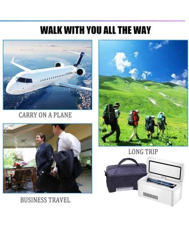 Medication Insulin Cooler Thermostat Portable Insulin Cooler Cooler Led Display for Diabetics Medication Cooler 1 battery - Buy Online on GoSupps.com