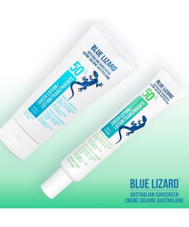 Blue Lizard Sheer Sunscreen Lotion SPF 50+ for Face - Buy Online on GoSupps.com
