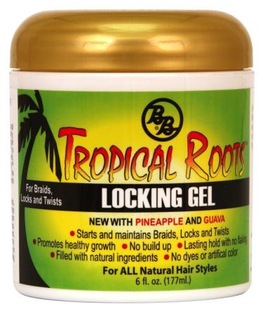 Bronner Brothers Tropical Roots Locking Gel  6 Ounce 6 Ounce (Pack of 1)