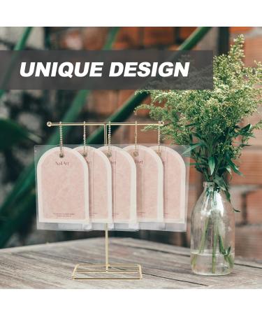 minkissy Fake Nail Paper Card 1 Set fake nail display holder iron fake nails display cards Manicure tools Autumn And Winter work card nail display cards false nails combination - Buy Online on GoSupps.com