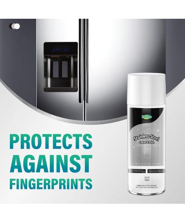 Buy Stainless Steel Cleaner & Kitchen Polish Spray - 14 oz | Removes Grease Fingerprints & Water Marks - Ideal for Refrigerators Ovens & Grills - Buy Online on GoSupps.com