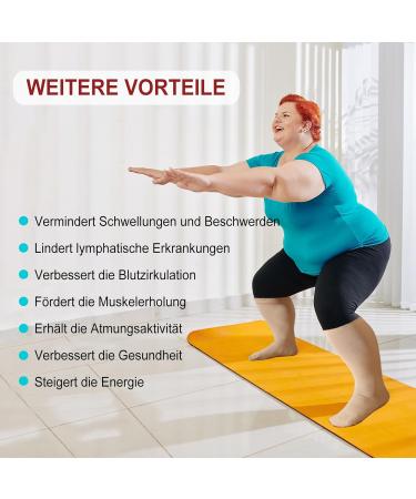 ZfSock Compression Stockings for Thick Calves | Medical Support Socks for Men & Women | 20-30mmHg Oversize Travel Socks | 3 Couples XXL Skin Color - Buy Online on GoSupps.com