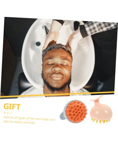 Frcolor 10 StK Shampoo Massage Brush - Silicone Scalp Peeling Tool for Healthy Hair Care | International Shipping Available - Buy Online on GoSupps.com