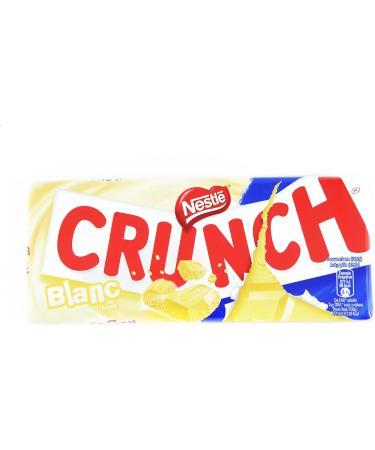 Nestle CRUNCH Pack of 8 white chocolate and crinkled rice sachets 100 g - Buy Online on GoSupps.com