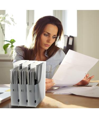 Jutom 6 Pcs Vertical Scrapbook Paper Holder Frosted Scrapbook Storage Organizer 12x12 Paper Storage Organizer Foldable Scrapbook Paper Storage for Cardstock Vinyl Paper Craft Paper File - Buy Online on GoSupps.com