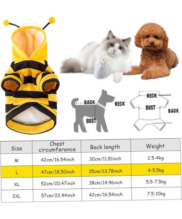 Funny Bumblebee Dog Costume - Cute Hoodie for Puppies | Christmas Pet Clothing - Buy Online on GoSupps.com