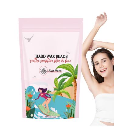 Wax beads for hair removal for sensitive skin 100 g biological removal beads for legs back face intimate area men armpits and arms chest