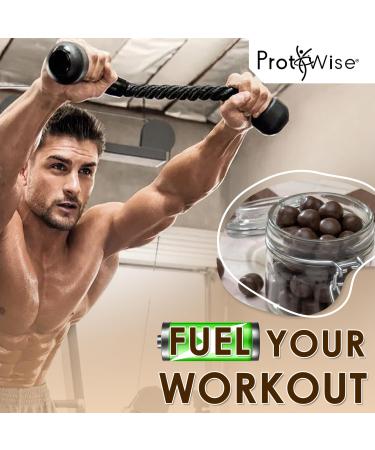 ProtiWise High Protein Soy Snacks - 15g Chocolate | Weight Loss KETO Friendly Low Fat & Calorie - 7/Box - Buy Online on GoSupps.com
