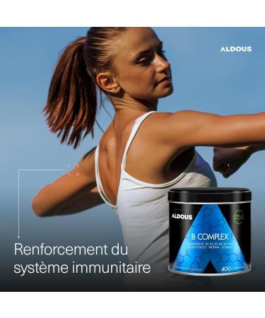 Vitamine B Complex + Vitamine C - 400 comprim s pour plus d'un an - Multivitamines - Complexe Vitamine B avec Vitamine B12 B1 B2 B3 B5 B6 Acide Folique Biotine Choline - Vegan - ALDOUS - Buy Online on GoSupps.com