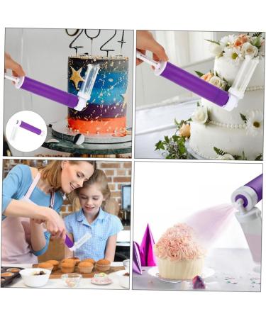 Cabilock 4 Pcs Cake Sprayer Manual Pump Airbrush Baking Cake Airbrush Pump Cake Paint Sprayer Plastic Purple - Buy Online on GoSupps.com
