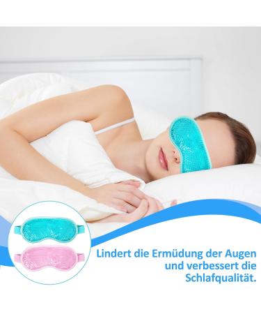 Scettar Eye Mask - Reusable Cooling & Warming Gel Goggles for Migraine Relief Swollen Eyes & Hot/Cold Therapy - 2 Pack - Buy Online on GoSupps.com