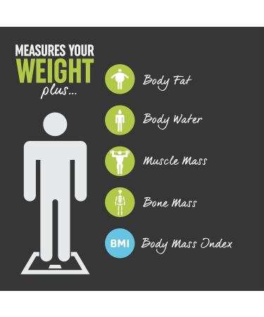 Salter 9182 SV3R Glass Analyser Bathroom Scale 150 kg Max Capacity Digital Weighing Scales For Body Weight/Fat/Water Muscle/Bone Mass BMI 8 User Memory Athlete Mode Easy to Read Display Silver Silver 8 User Memory - Buy Online on GoSupps.com