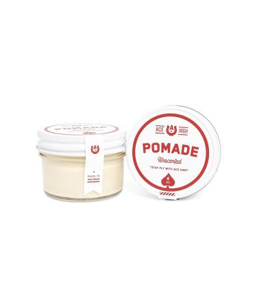 4oz Ace High Unscented Pomade: Strong Hold, Natural Shine, Water Based - Hand Crafted - Buy Online on GoSupps.com